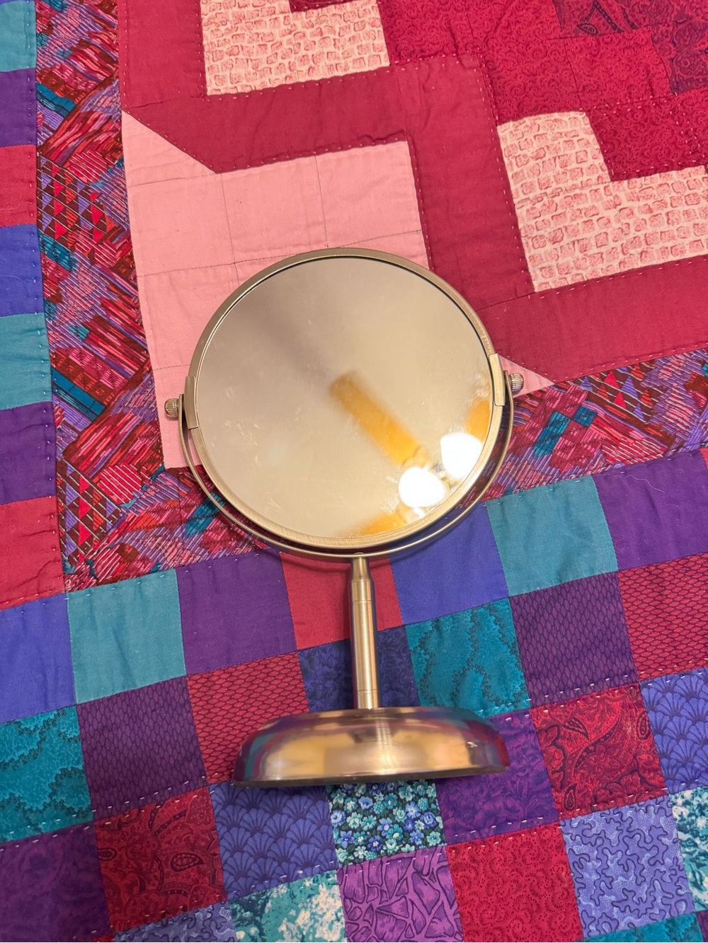 Double-Sided Make Up Mirror